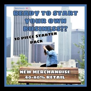 10 PIECE STARTER PACK. Trendy reseller box! NWT